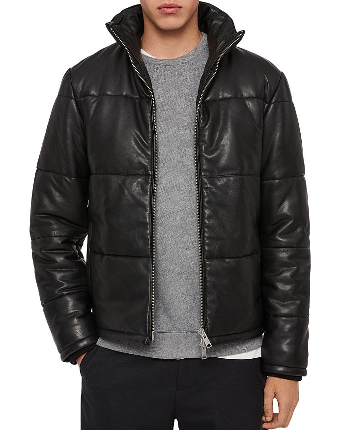 ALLSAINTS Coronet Leather Puffer Jacket | Bloomingdale's