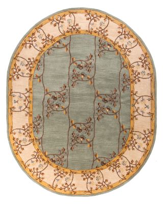Surya Caesar Cae-1100 Area Rug, 6' x 9' Oval