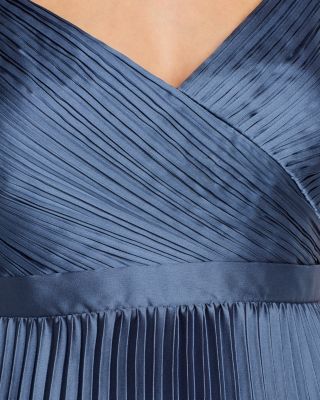 open lace back dress One Shoulder Pleated Dress  BCBGMAXAZRIA
