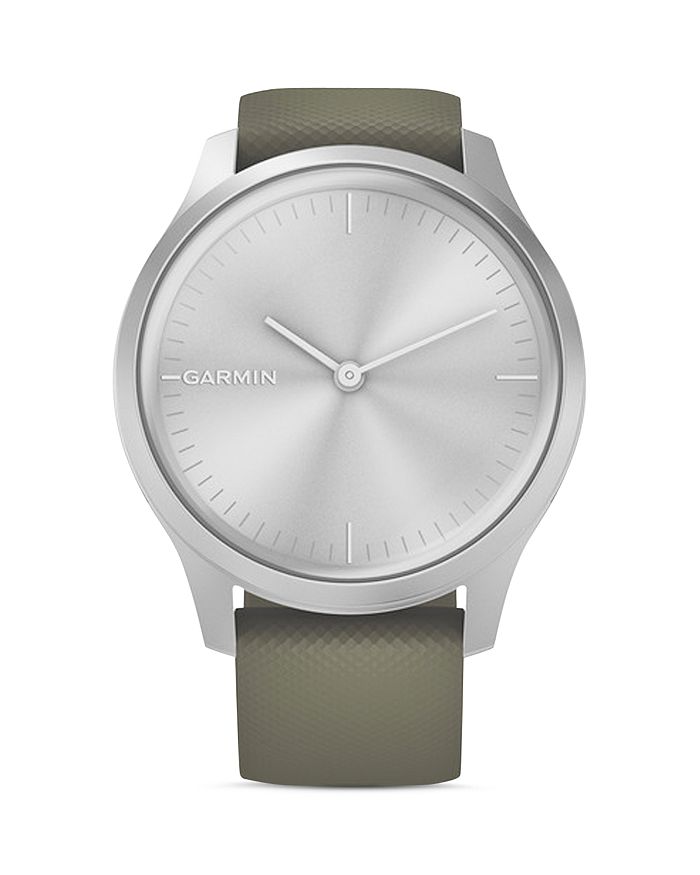 Garmin Vivomove Style Touchscreen Hybrid Smartwatch, 42mm In Silver/green