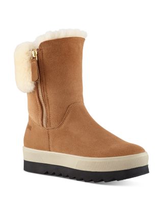 shearling boots womens