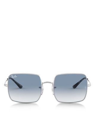 Ray Ban Ray-ban Oversized Square Frame Sunglasses In Silver