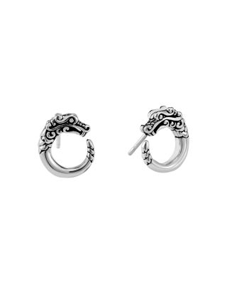 Sterling Silver Legends Naga Stud Earrings