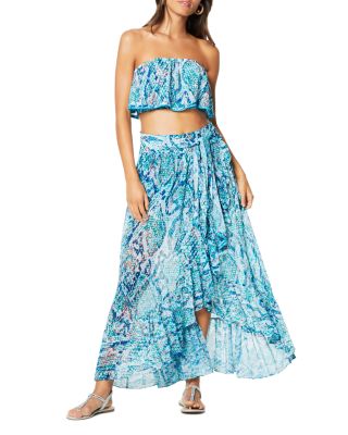 bandeau swim cover up