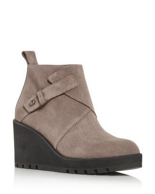 eileen fisher suede booties