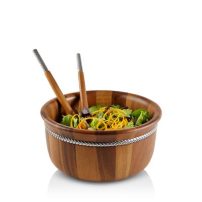 Braid Salad Bowl &amp; Server Set