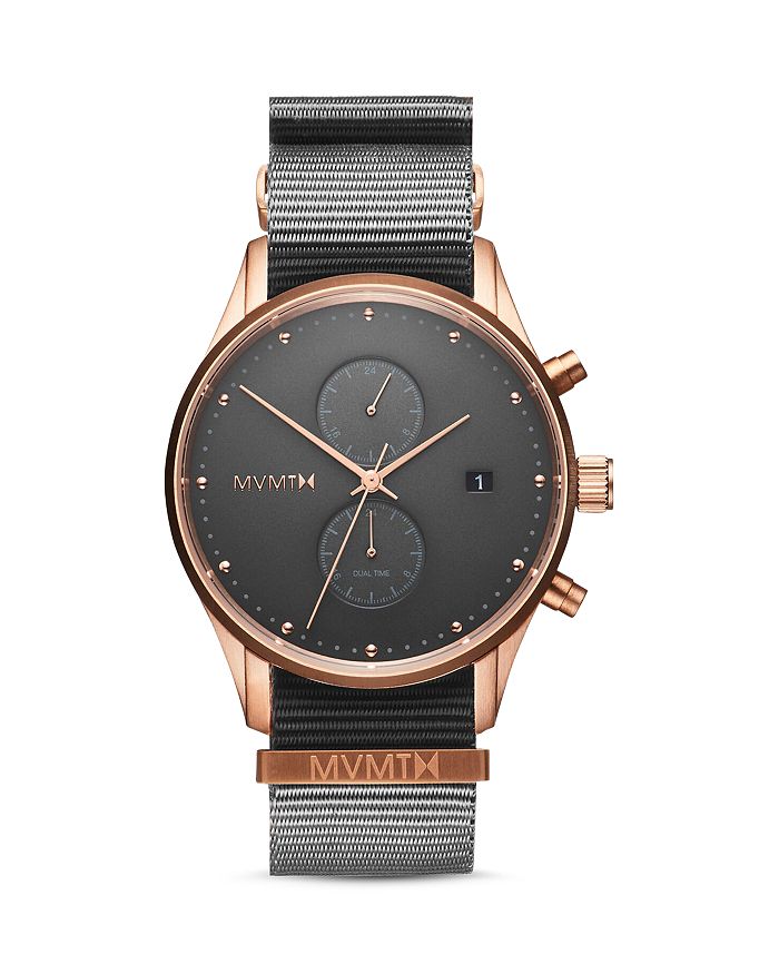 MVMT Voyager Graphite Nylon Strap Watch 42mm Bloomingdale s