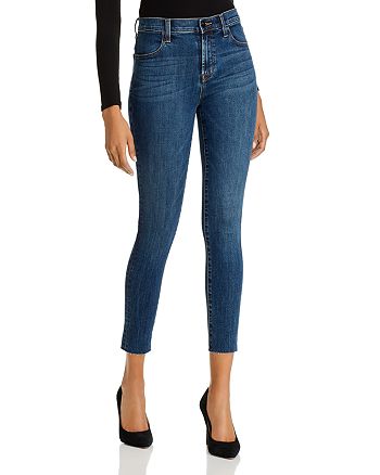 J Brand Maria High-Rise Skinny Jeans in Revival | Bloomingdale's