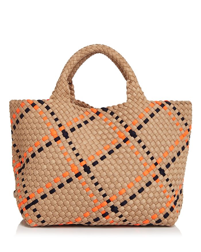Naghedi St. Barths Small Plaid Tote In Nantucket