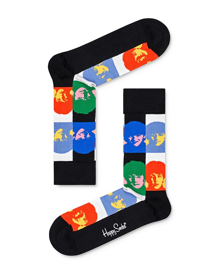 Happy Socks All Together Now Beatles Socks In Black