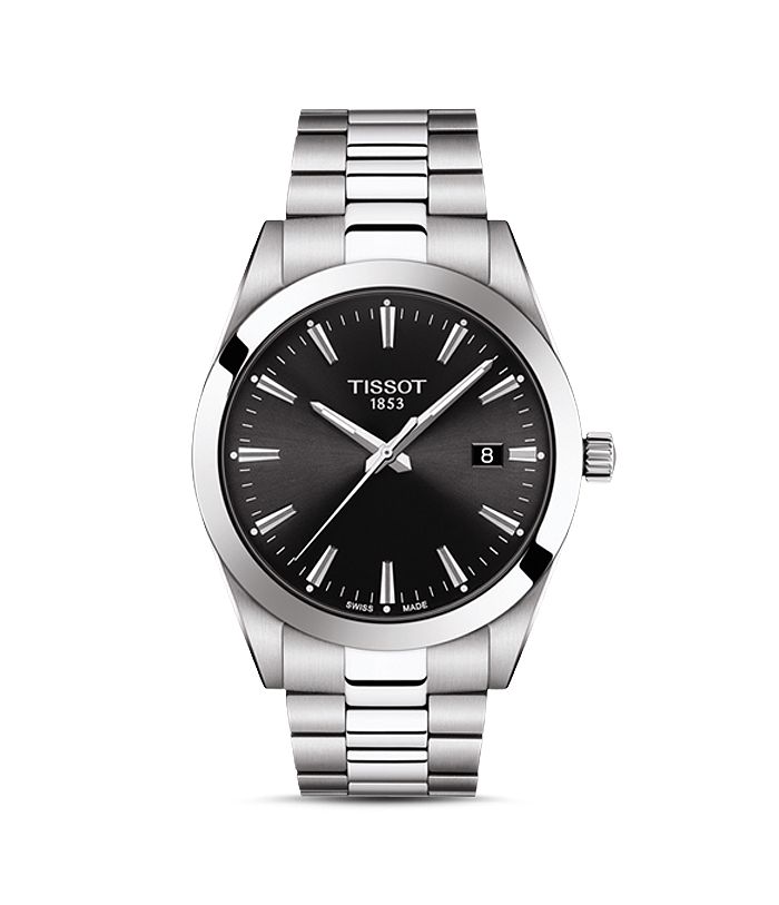 Tissot Gentleman Watch, 40mm In Black/silver