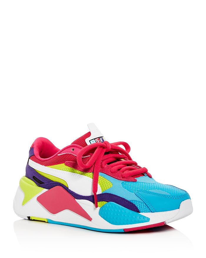 PUMA WOMEN'S RS-X3 PUZZLE LOW-TOP SNEAKERS,37379708