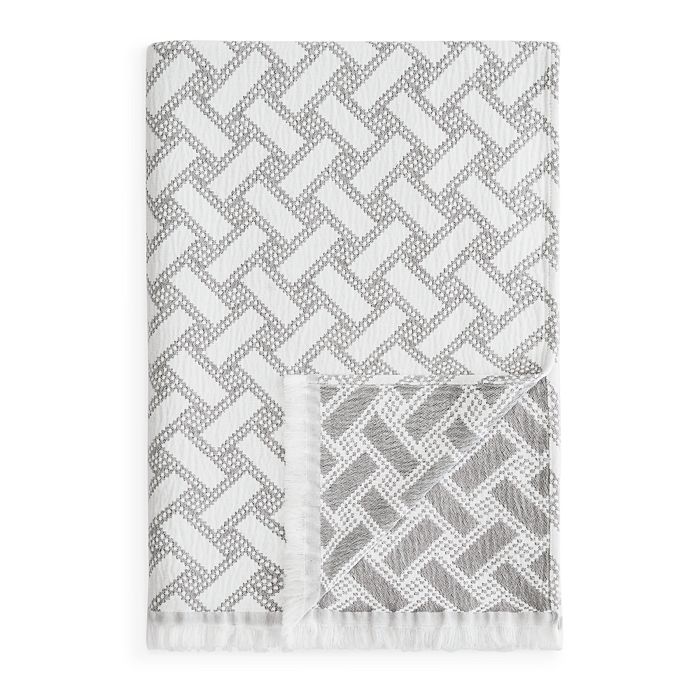 Amalia Home Collection Palma Throw - 100% Exclusive In Pewter