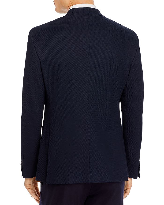 HUGO BOSS NORWIN WAFFLE-WEAVE KNIT EXTRA SLIM FIT SPORT COAT