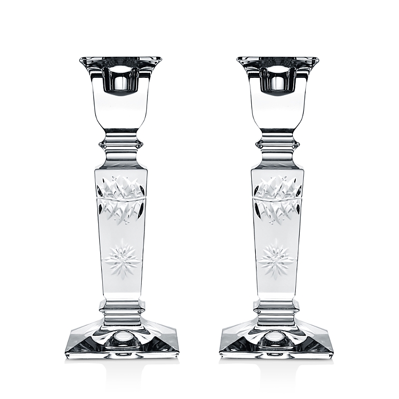 William Yeoward Crystal Tessa Candlestick Holders, Set Of 2