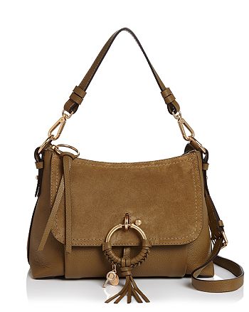 See by Chloé Joan Small Leather & Suede Shoulder Bag | Bloomingdale's