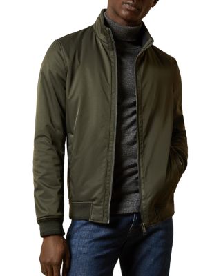 ted baker leather bomber jacket