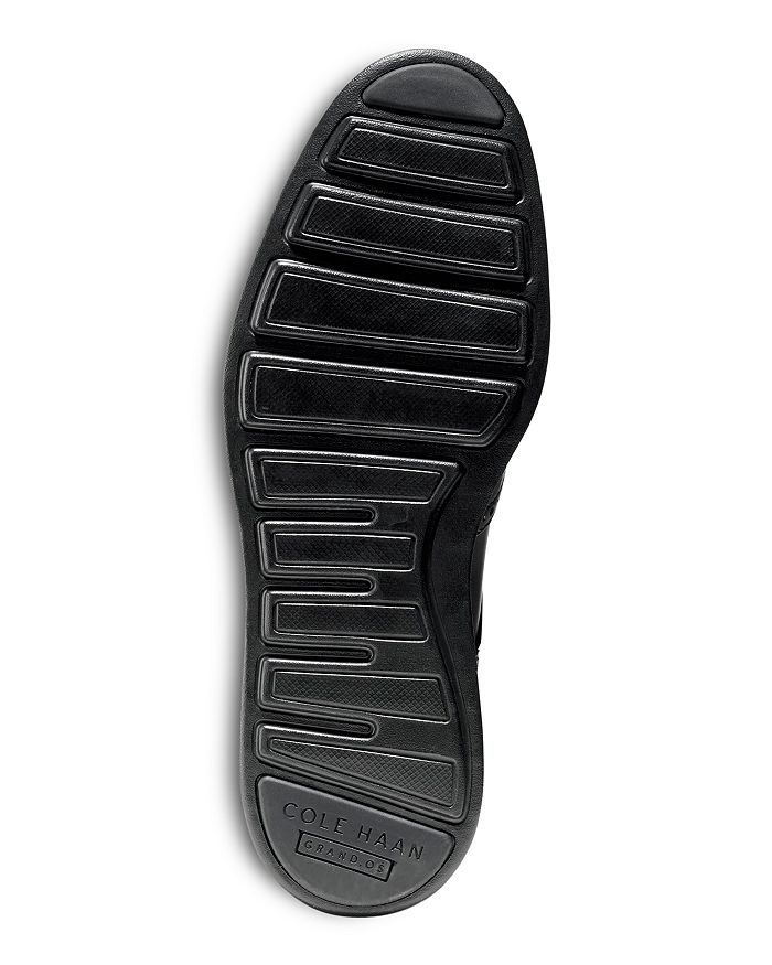 Shop Cole Haan Men's Original Grand Leather Wingtip Oxfords In Black/black