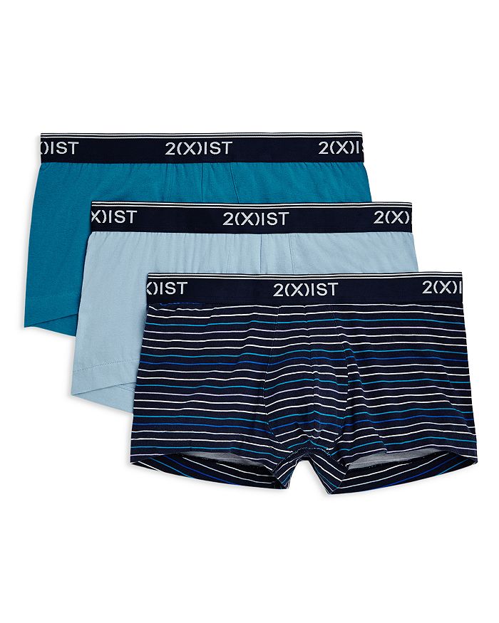 2(X)IST 2(X)IST COTTON STRETCH NO-SHOW TRUNKS, PACK OF 3,021333