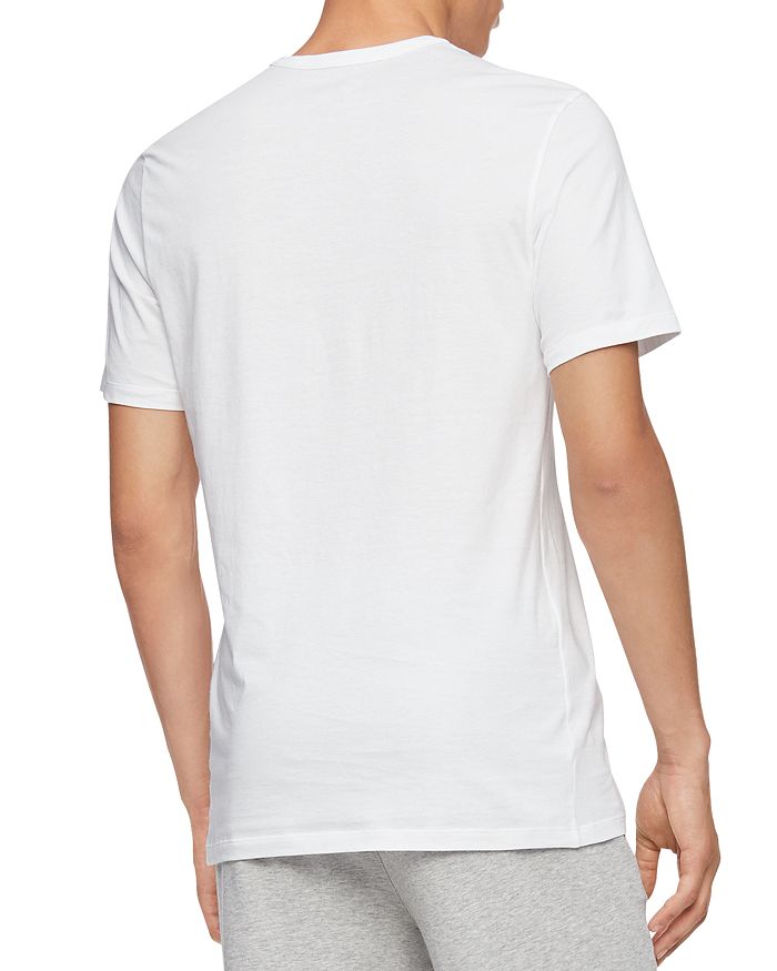 Shop Calvin Klein Short-sleeve V-neck Tee - Pack Of 3 In White
