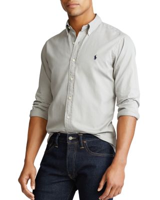 slim fit twill shirt ralph lauren