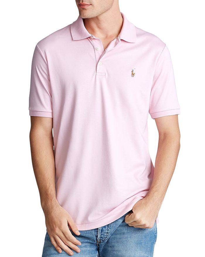 Polo Ralph Lauren Classic Fit Soft Cotton Polo Shirt In Pink