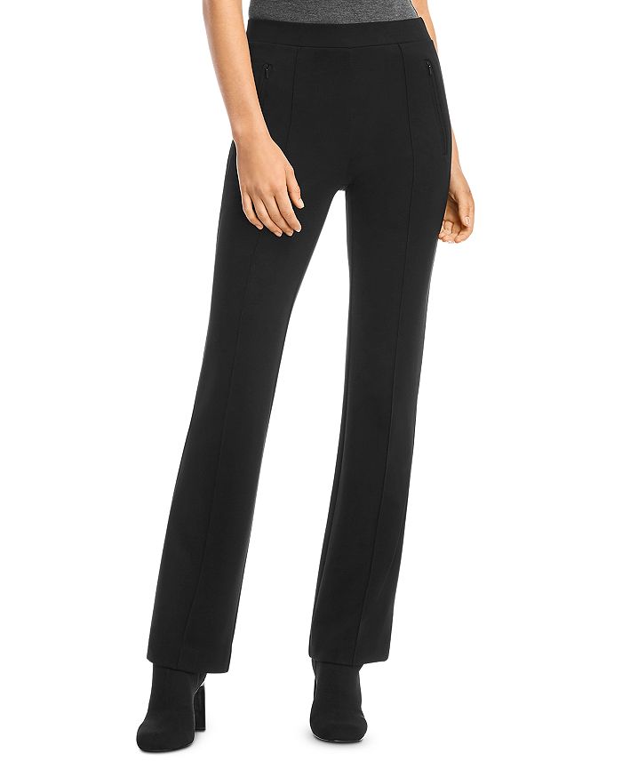 Bailey44 Danica Ponte Straight-leg Pants In Black