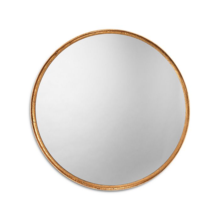 Shop Jamie Young Refined Round Mirror In Gold