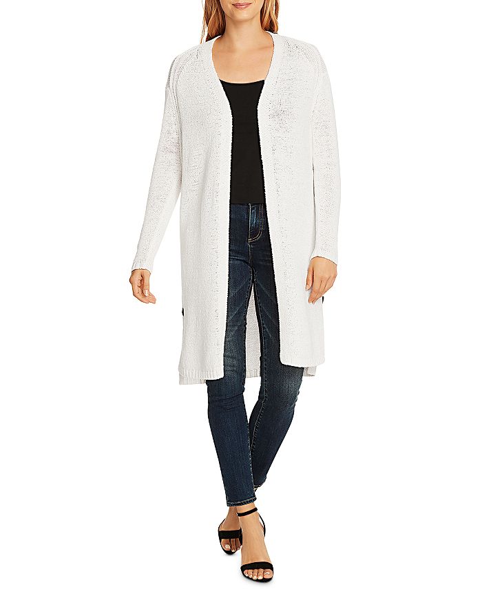 VINCE CAMUTO BUTTON-SIDE OPEN FRONT CARDIGAN,9120206