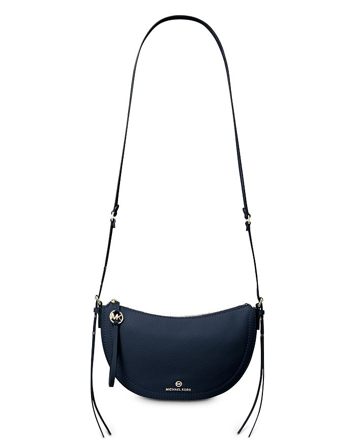 Michael Michael Kors Michael Micheal Kors Camden Small Messenger Bag In Navy/gold