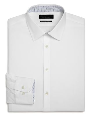 The Men's Store at Bloomingdale's - Cotton Solid Regular-Fit Dress Shirt - 100% Exclusive