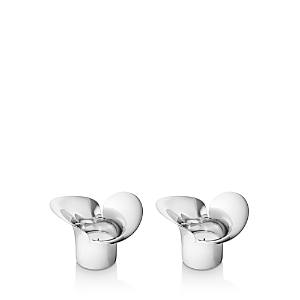 Georg Jensen Bloom Botanica 2-piece Tea Light Candleholder Set