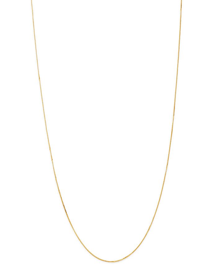 Bloomingdale's Box Link Chain Necklace In 14k Yellow Gold - 100% Exclusive