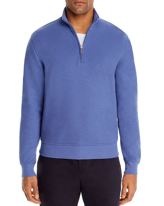 The Men S Store At Bloomingdale S Fleece Half Zip Sweatshirt 100