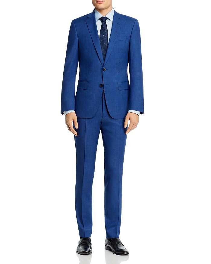 BOSS Huge/Genius Micro-Houndstooth Slim Fit Suit | Bloomingdale's