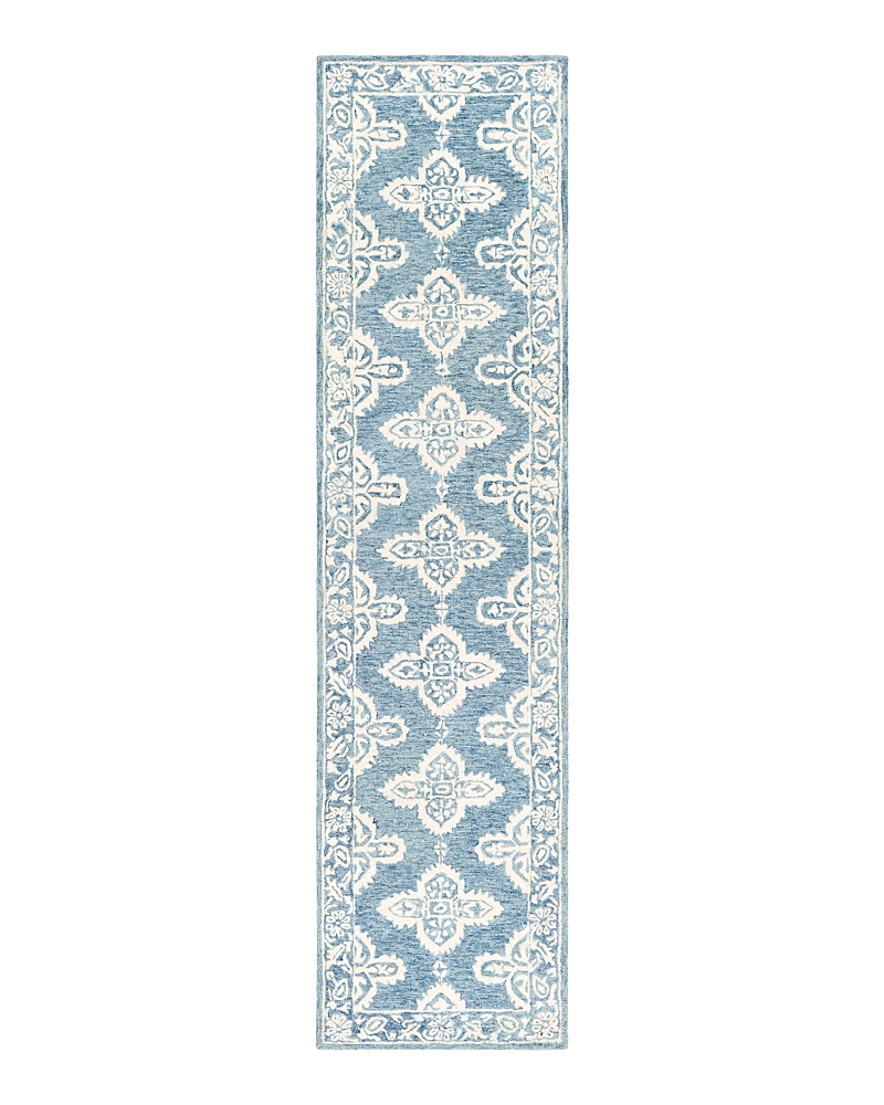 Surya Granada Gnd-2300 Runner Area Rug, 2'6 X 8' In Pale Blue/beige