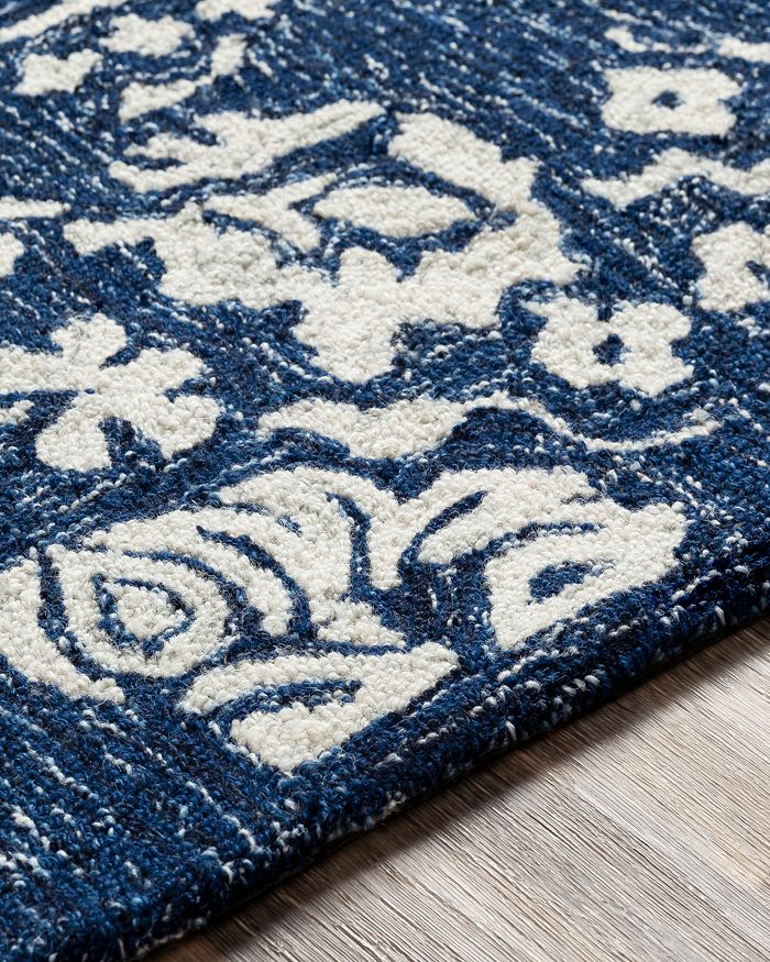 Surya Granada Gnd-2311 Area Rug, 4' X 6' In Blue/ivory