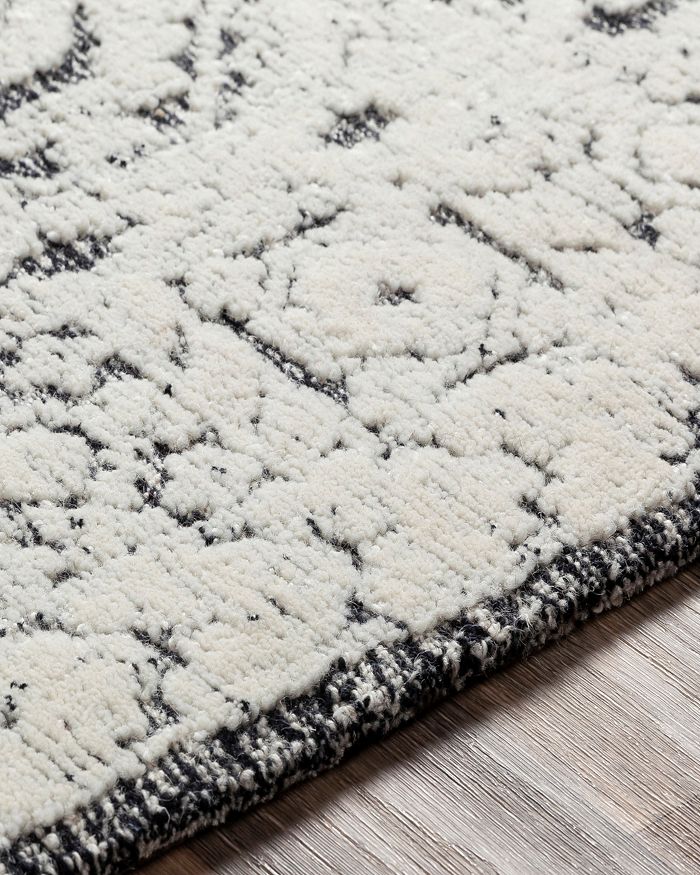 Shop Surya Louvre Lou-2303 Runner Area Rug, 2'6 X 8' In Ivory/black