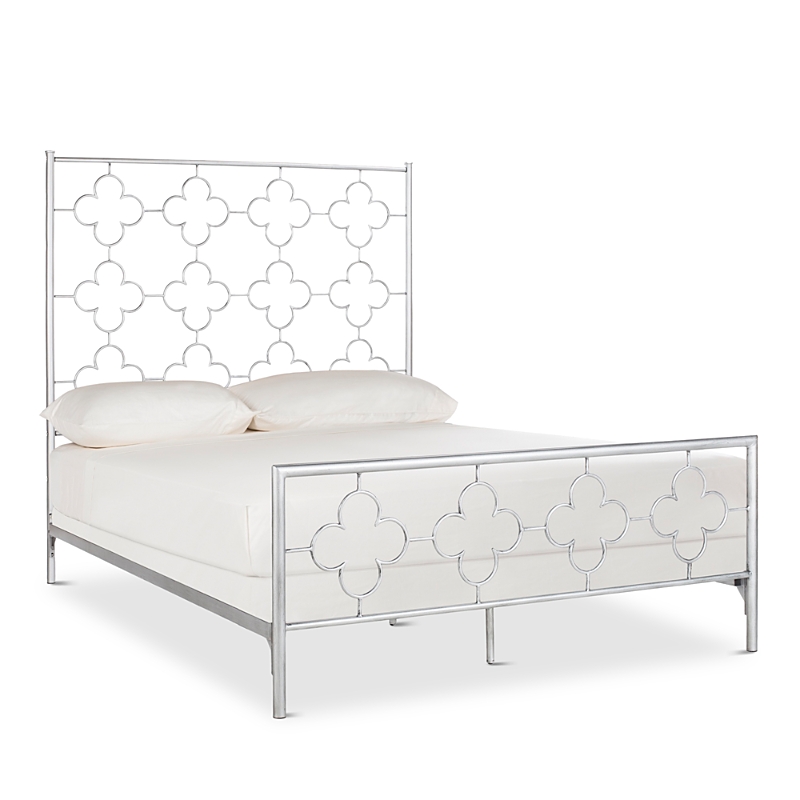 Safavieh Morris Lattice 54 Metal Bed - Full In Antique Silver