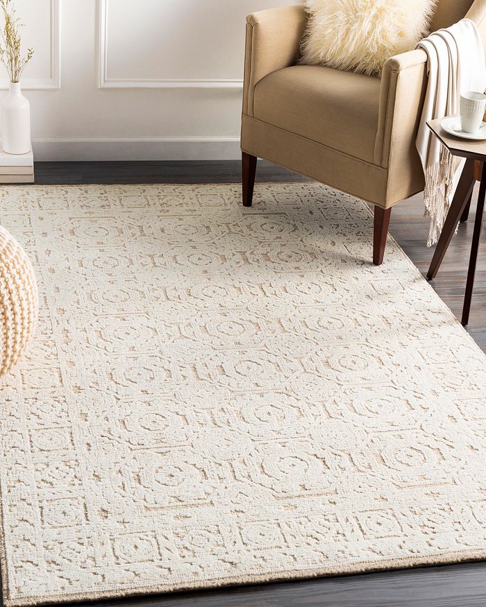 Surya Louvre Lou-2301 Area Rug, 6' X 9' In Cream/khaki