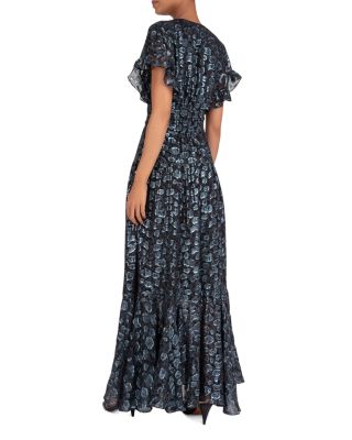chinese dress ladies Gemma Strapless Mesh Maxi Dress / Black | Meshki