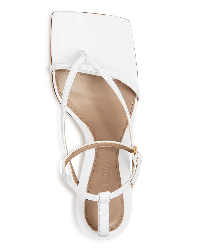 bottega veneta white heeled sandals
