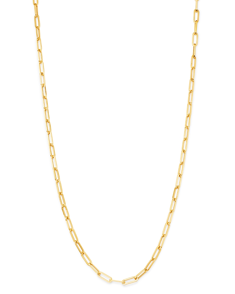 Bloomingdale's Fine Collection Paper Clip Link Chain Necklace in 14K Yellow Gold