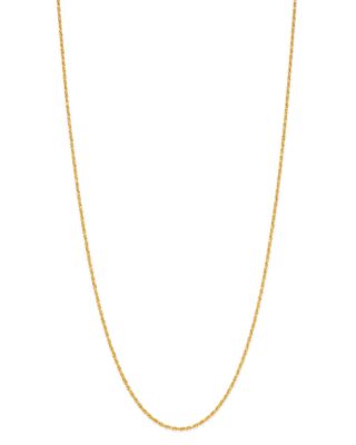 Bloomingdale's Fine Collection Solid Glitter Link Chain Necklace in 14K Yellow Gold - Exclusive