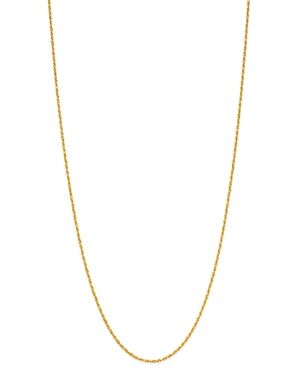 Bloomingdale's Solid Glitter Link Chain Necklace in 14K Yellow Gold - 100% Exclusive