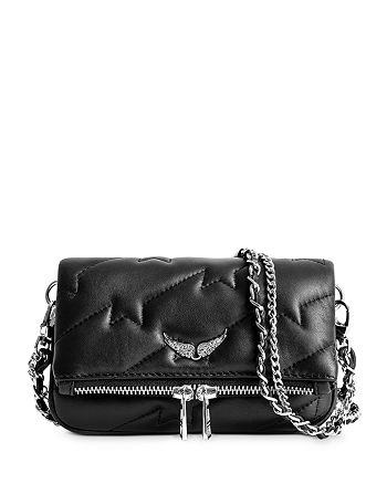 Zadig & Voltaire Quilted-Leather Chain-Strap Handbag | Bloomingdale's