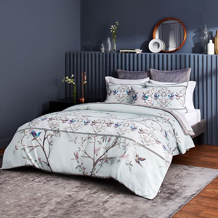 TED BAKER HIGHGROVE MINT DUVET COVER SET, KING