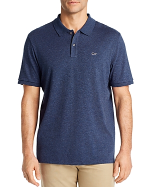 Vineyard Vines Edgartown Classic Fit Pique Polo Shirt In Deep Bay