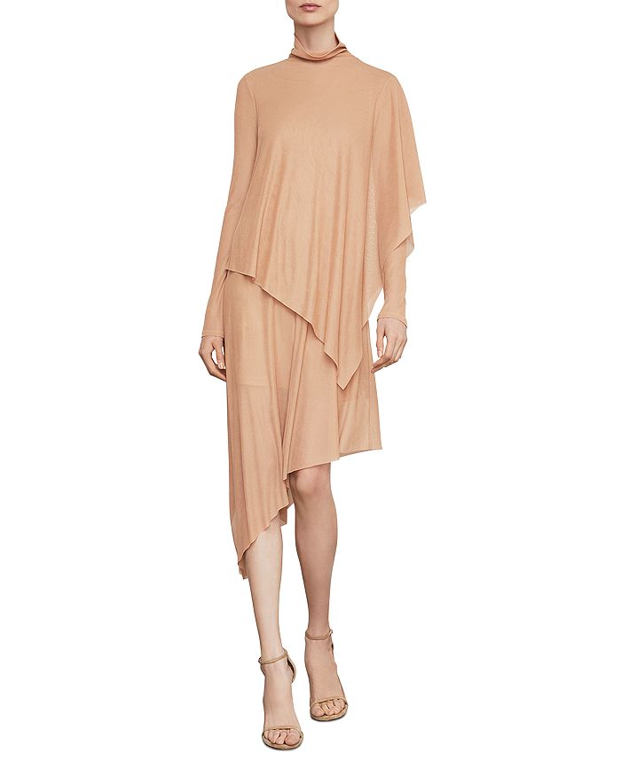Bcbgmaxazria asymmetrical sales turtleneck dress
