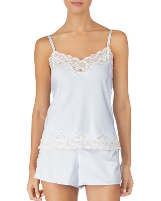 Ralph Lauren - Lace-Trim Satin Short PJ Set